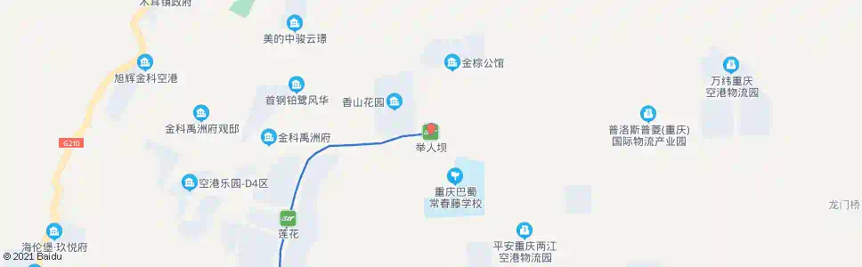 重庆举人坝站_公交站地图_重庆公交_妙搜公交查询2025