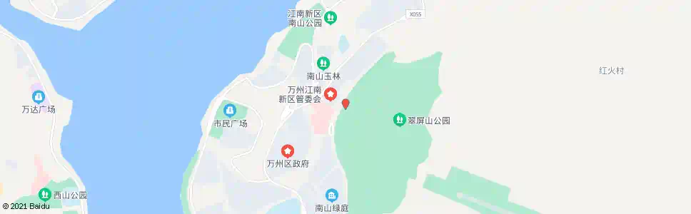 重庆翠屏山公园北门_公交站地图_重庆公交_妙搜公交查询2025