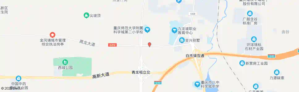 重庆高龙大道3站_公交站地图_重庆公交_妙搜公交查询2025