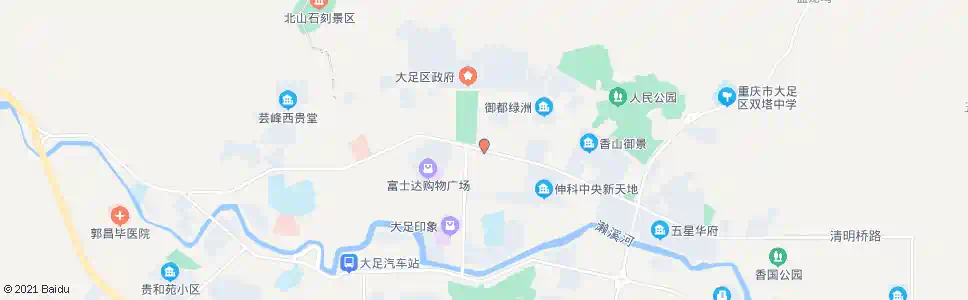 重庆大足区电信局_公交站地图_重庆公交_妙搜公交查询2025