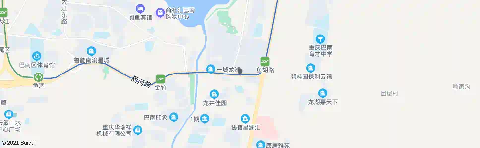 重庆鱼胡路小学_公交站地图_重庆公交_妙搜公交查询2025