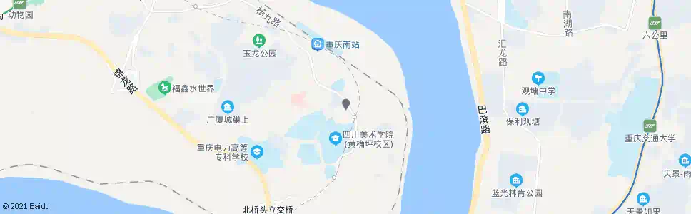重庆黄桷坪邮局_公交站地图_重庆公交_妙搜公交查询2025
