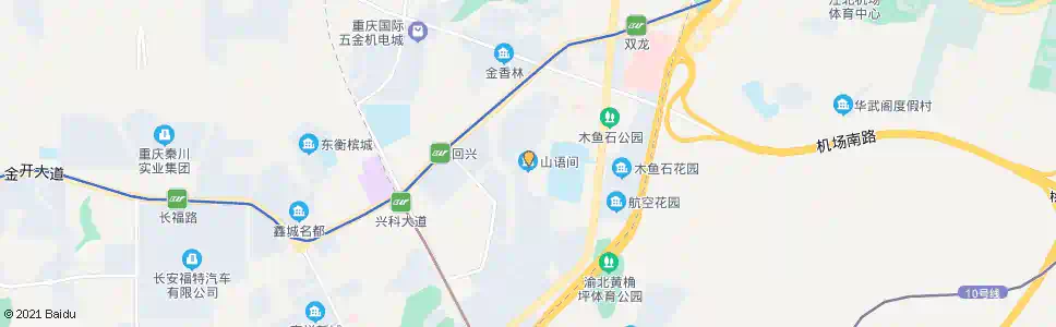 重庆山语间_公交站地图_重庆公交_妙搜公交查询2025