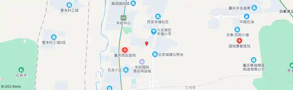 重庆民安华福E区_公交站地图_重庆公交_妙搜公交查询2025