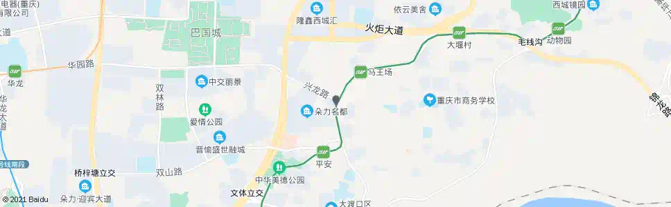 重庆钢花路_公交站地图_重庆公交_妙搜公交查询2025