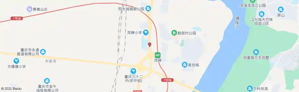 重庆四校安置房_公交站地图_重庆公交_妙搜公交查询2025