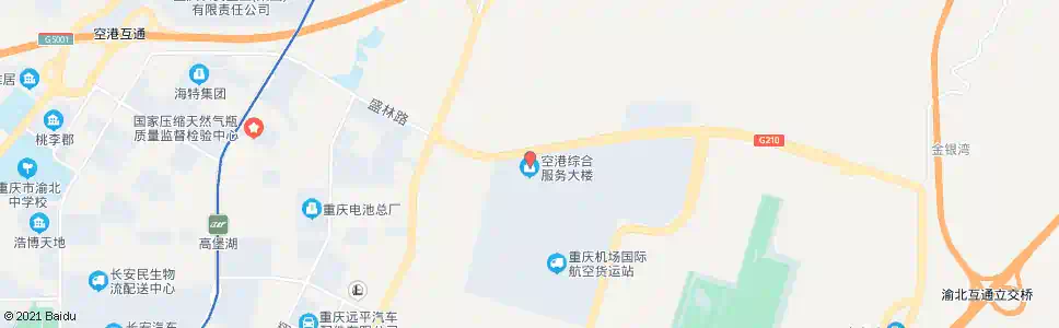 重庆空港保税港综合楼_公交站地图_重庆公交_妙搜公交查询2025