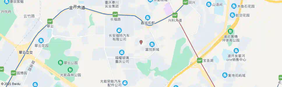 重庆万福花园_公交站地图_重庆公交_妙搜公交查询2025