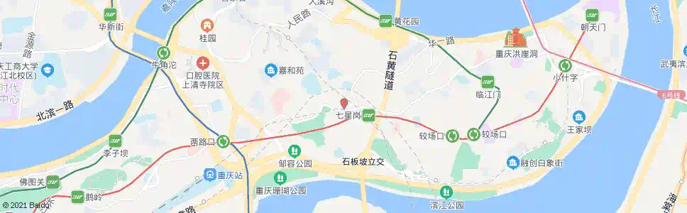 重庆中国银行_公交站地图_重庆公交_妙搜公交查询2025