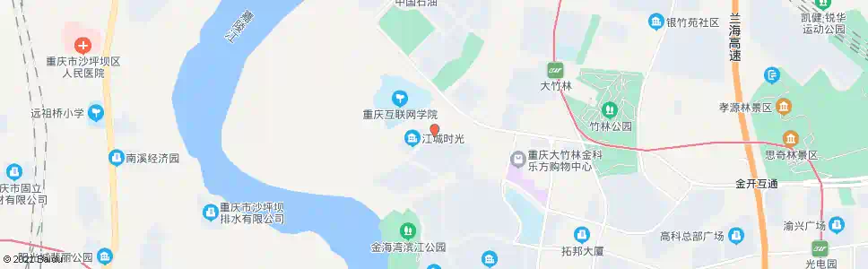 重庆江与城体育公园_公交站地图_重庆公交_妙搜公交查询2025
