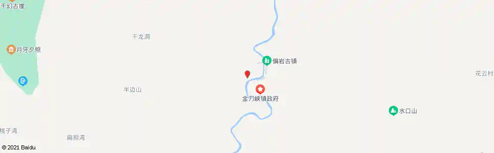 重庆偏岩古镇_公交站地图_重庆公交_妙搜公交查询2025