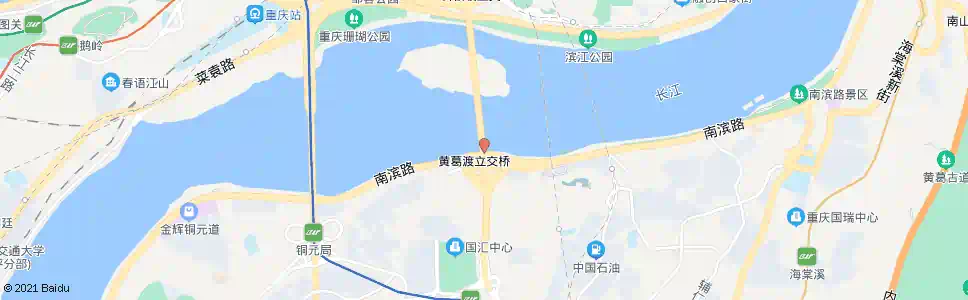 重庆长江大桥_公交站地图_重庆公交_妙搜公交查询2025