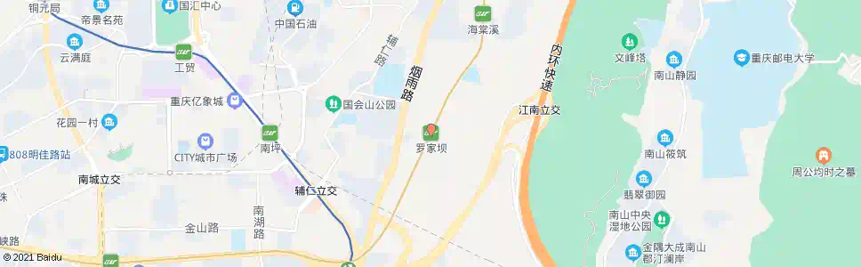 重庆罗家坝_公交站地图_重庆公交_妙搜公交查询2025
