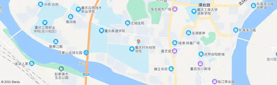 重庆合川新华小学_公交站地图_重庆公交_妙搜公交查询2025