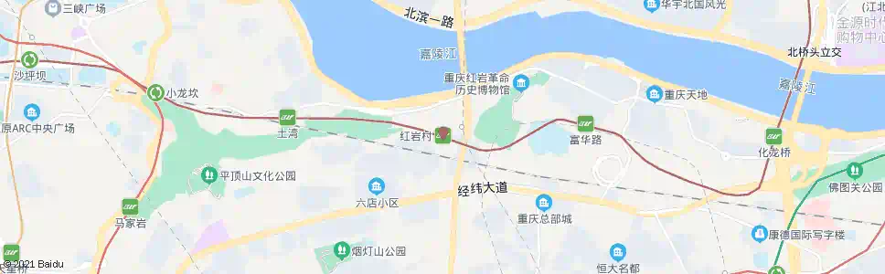 重庆红岩村_公交站地图_重庆公交_妙搜公交查询2025