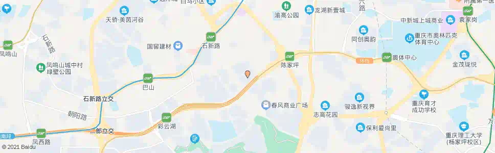 重庆华宇花园_公交站地图_重庆公交_妙搜公交查询2025