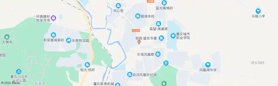 重庆嘉和圣托里尼_公交站地图_重庆公交_妙搜公交查询2025