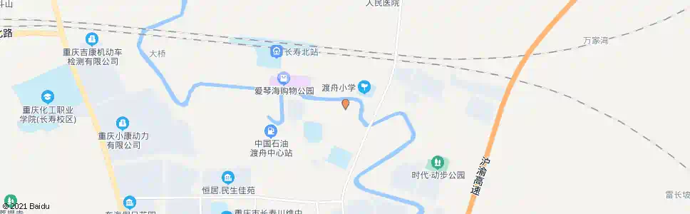 重庆渡舟街道办事处_公交站地图_重庆公交_妙搜公交查询2025