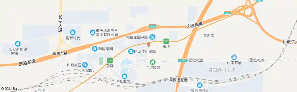 重庆和顺大道_公交站地图_重庆公交_妙搜公交查询2025