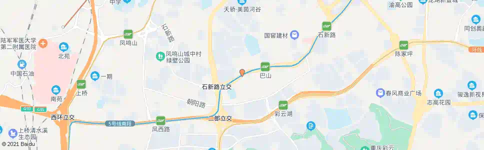 重庆巴山_公交站地图_重庆公交_妙搜公交查询2025
