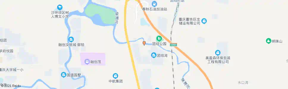 重庆土主新桥_公交站地图_重庆公交_妙搜公交查询2025