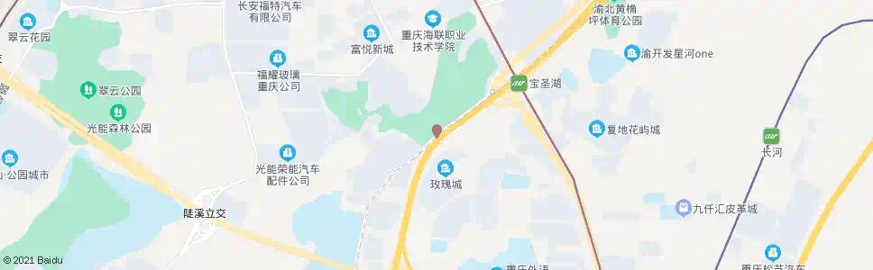 重庆在水一方_公交站地图_重庆公交_妙搜公交查询2025