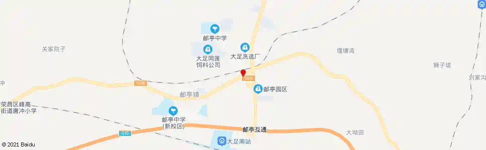 重庆邮亭供电所_公交站地图_重庆公交_妙搜公交查询2025