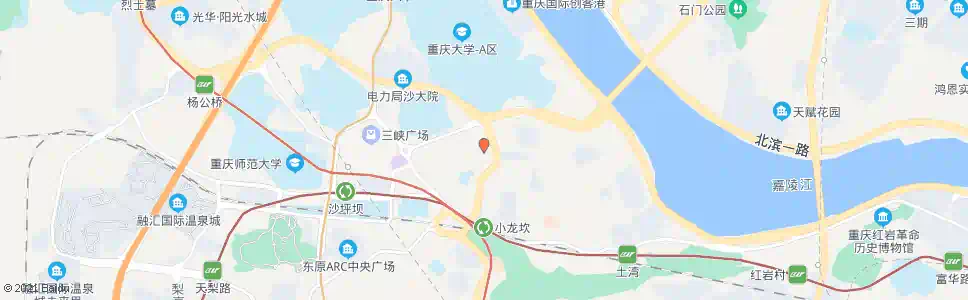 重庆工人村_公交站地图_重庆公交_妙搜公交查询2025