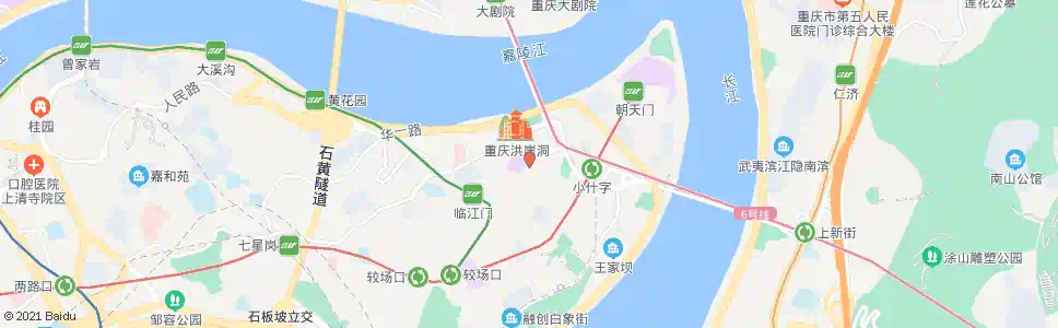 重庆八一路_公交站地图_重庆公交_妙搜公交查询2025