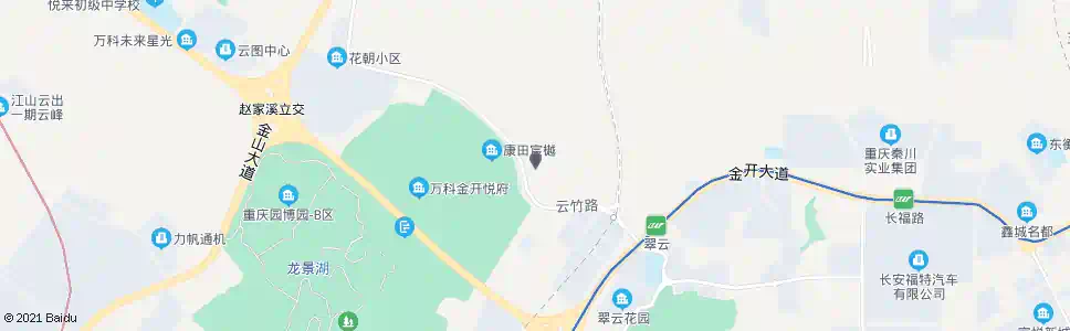 重庆三圣搅拌站_公交站地图_重庆公交_妙搜公交查询2025