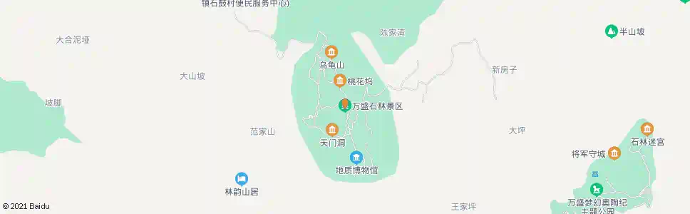重庆万盛石林_公交站地图_重庆公交_妙搜公交查询2025