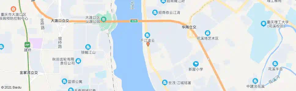 重庆巴滨路陈家湾_公交站地图_重庆公交_妙搜公交查询2025