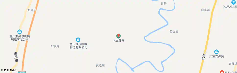 重庆凤凰花海_公交站地图_重庆公交_妙搜公交查询2025