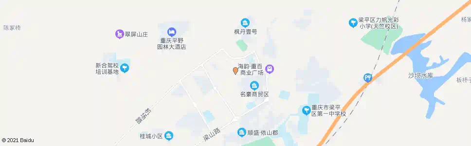重庆梁平工商银行_公交站地图_重庆公交_妙搜公交查询2025