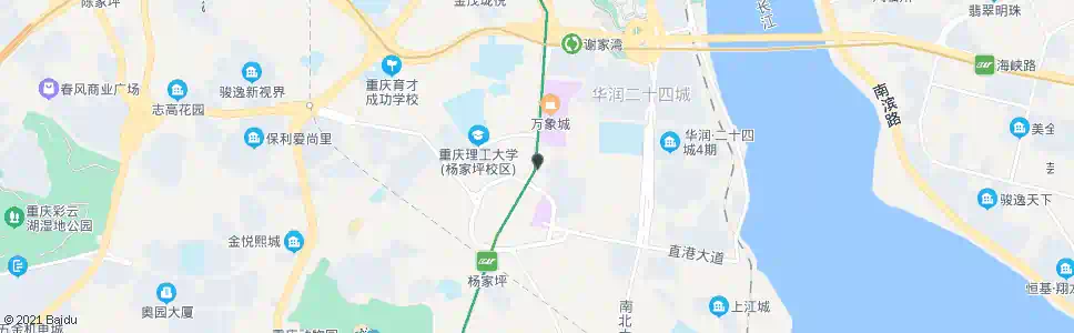 重庆杨家坪(国美电器)_公交站地图_重庆公交_妙搜公交查询2025