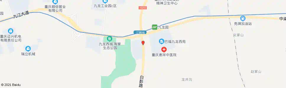 重庆华福路口(南)_公交站地图_重庆公交_妙搜公交查询2025