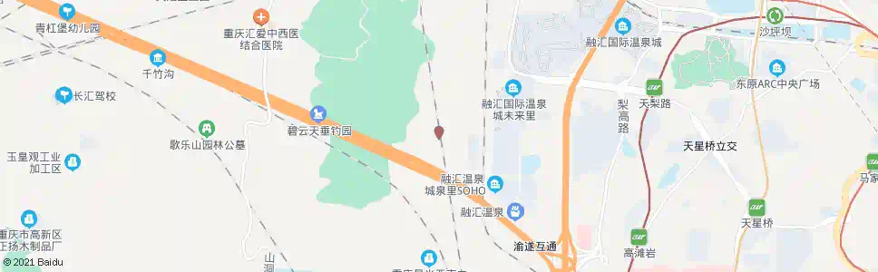 重庆杨家沟1站_公交站地图_重庆公交_妙搜公交查询2025
