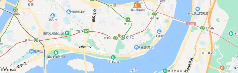 重庆和平路日月光广场_公交站地图_重庆公交_妙搜公交查询2025