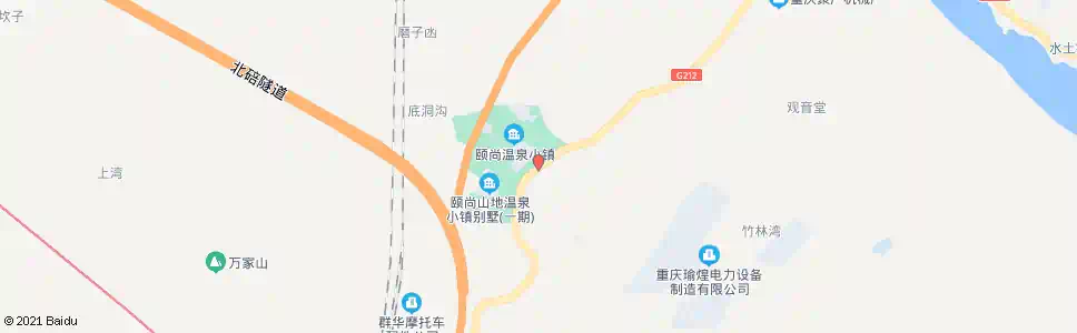 重庆颐尚温泉_公交站地图_重庆公交_妙搜公交查询2025