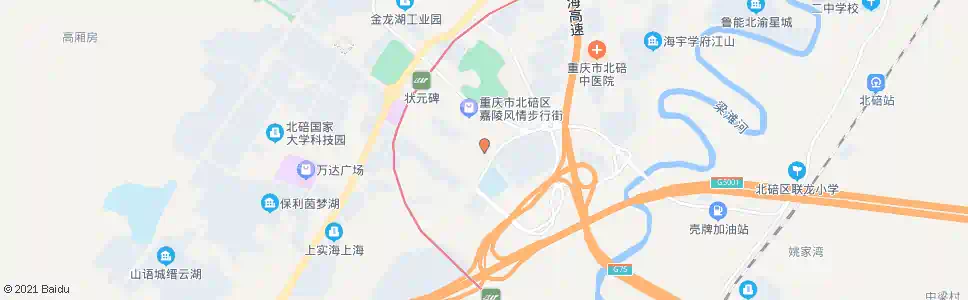 重庆新城丽景_公交站地图_重庆公交_妙搜公交查询2025