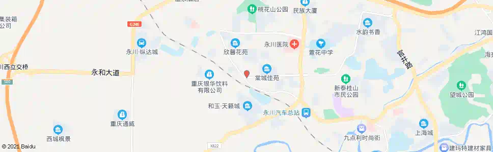 重庆兴盛饭店_公交站地图_重庆公交_妙搜公交查询2025