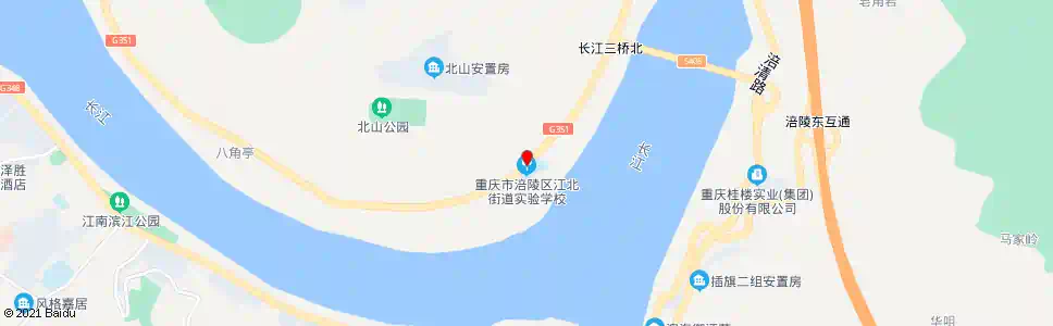 重庆江北中心校_公交站地图_重庆公交_妙搜公交查询2025