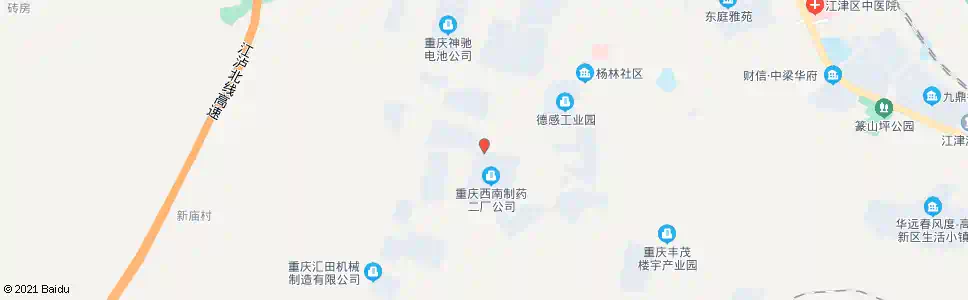 重庆西南制药二厂_公交站地图_重庆公交_妙搜公交查询2025