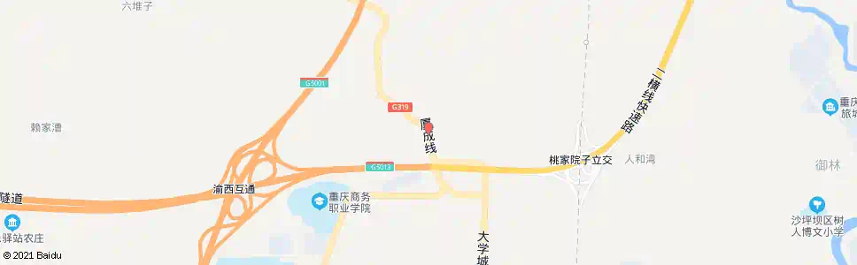 重庆石碾桥_公交站地图_重庆公交_妙搜公交查询2025
