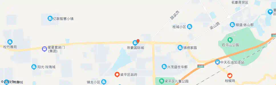 重庆帝豪国际_公交站地图_重庆公交_妙搜公交查询2025