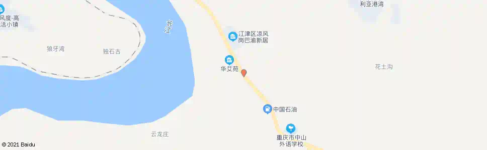 重庆华艾苑_公交站地图_重庆公交_妙搜公交查询2025