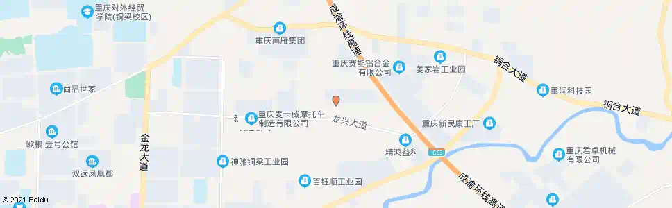重庆重变电器_公交站地图_重庆公交_妙搜公交查询2025