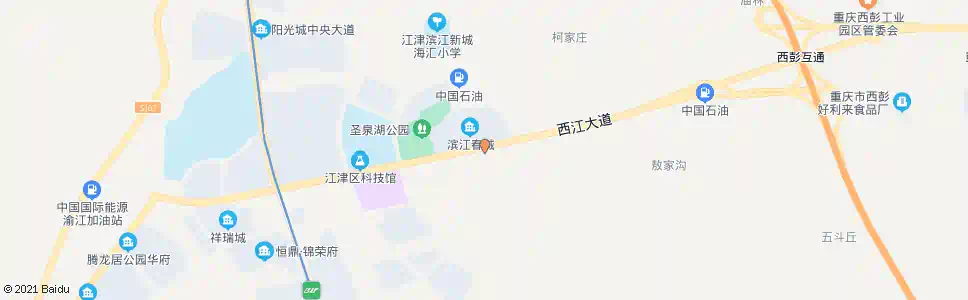重庆滨江春城_公交站地图_重庆公交_妙搜公交查询2025