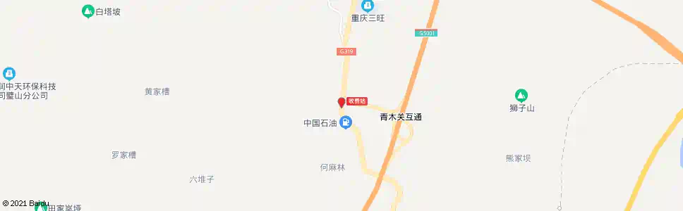 重庆二环高速路口_公交站地图_重庆公交_妙搜公交查询2025