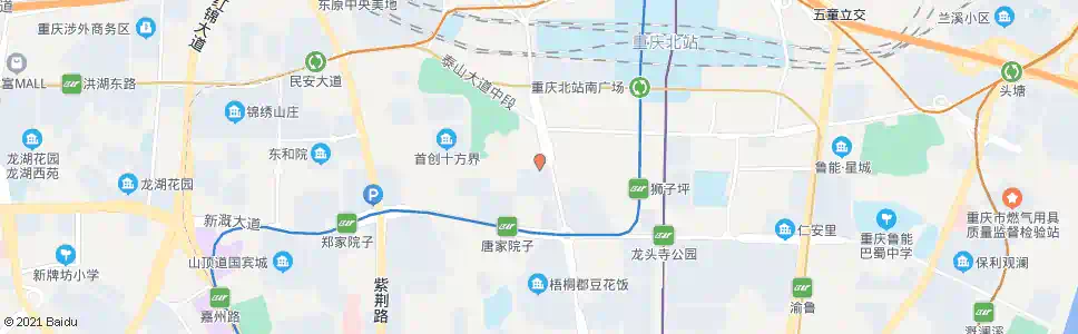 重庆丁香路_公交站地图_重庆公交_妙搜公交查询2025